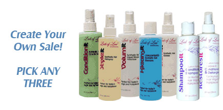 Pick Any Three Wig Care Products